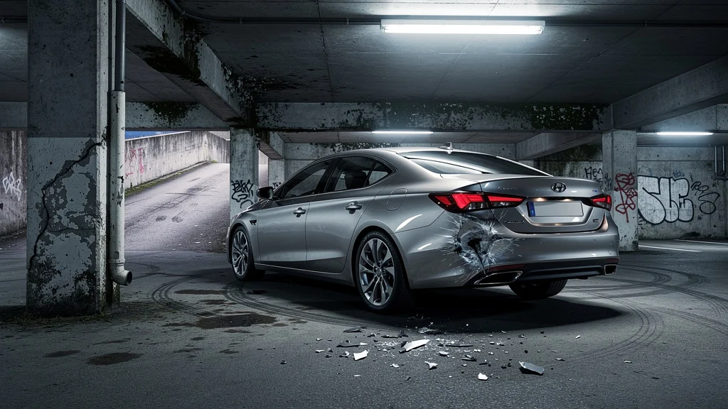 600 € de carrosserie pour un stationnement mal négocié en sous-sol