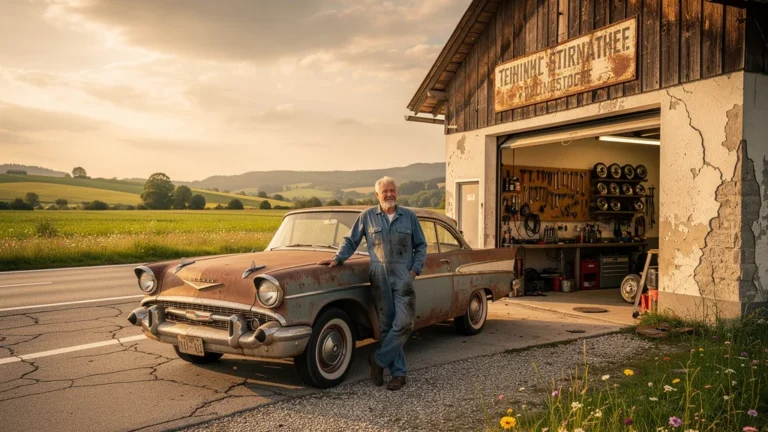 Dépannage sur l'A7 un dimanche renouant avec les garages de village traditionnels